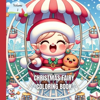 Paperback Christmas Fairy Coloring Book
