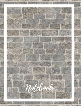 Composition Notebook: Lined Notebook Journal Paperback – Brick In The Wall – 120 Ruled Pages – Large (8.5 x 11 inches) – Back To School – Kids – Teens ... – Diary – Planner – Composition - Songwriting