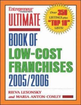 Paperback Ultimate Book of Low-Cost Franchises 2005 Book