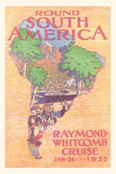 Paperback Vintage Journal Cruising Round South America Book