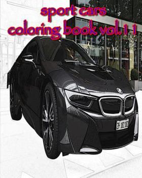 Sport Cars : Coloring Book VoL. 11 : Sketch Coloring Book