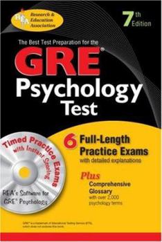 Paperback GRE Psychology W/ CD-ROM [With CDROM] Book