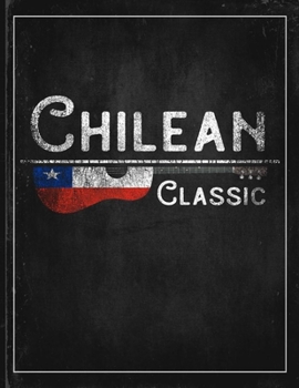 Paperback Chilean Classic: Chile Flag Guitar Journal Heritage Gift Idea for Daguhter, Mom, Coworker Planner Daily Weekly Monthly Undated Calendar Book