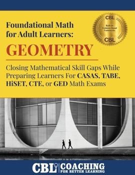 Paperback Foundational Math For Adult Learners: Geometry Book