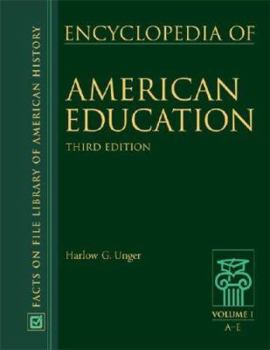Hardcover Encyclopedia of American Education Book