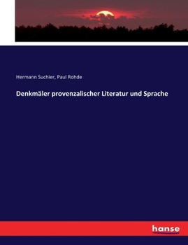 Paperback Denkmäler provenzalischer Literatur und Sprache [German] Book