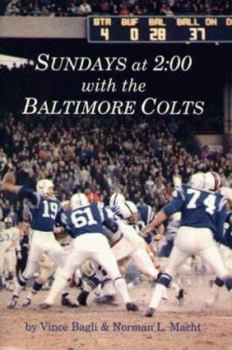 Paperback Sundays at 2:00 with the Baltimore Colts Book