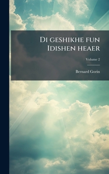 Hardcover Di geshikhe fun Idishen heaer [Yiddish] Book