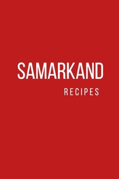 Paperback Samarkand: Recipes Book