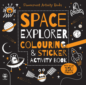 Paperback Space Explorer Colouring & Sticker Activity Book