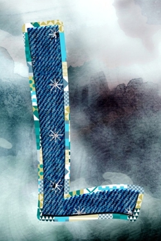 L: Initial Monogram Journal to write in Positive Thoughts for Women Teens Girls gifts holidays