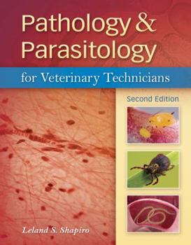 Paperback Pathology & Parasitology for Veterinary Technicians [With CDROM] Book