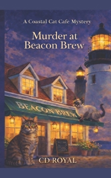 Paperback Murder at Beacon Brew: A Coastal Cat Café Mystery Book