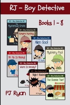 Paperback RJ - Boy Detective Books 1-8: Fun Short Story Mysteries for Children Ages 9-12 Book