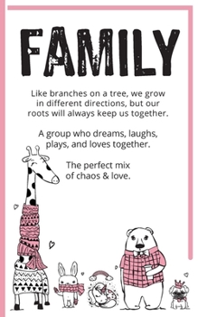 Paperback Word of the Year Planner and Goal Tracker: Family - A group who dreams, laughs, plays, and loves together. 52 weekly pages for planning goals. Book