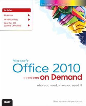 Paperback Microsoft Office 2010 on Demand Book