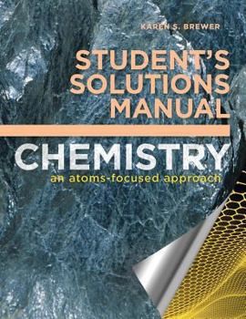 Paperback Chemistry Student's Solutions Manual: An Atoms-Focused Approach Book