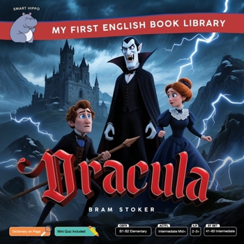 Paperback Dracula (Smart Hippo My First English Book Library): Educational Storybook (ESL Students) Book