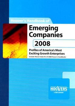 Hardcover Hoover's Handbook of Emerging Companies Book