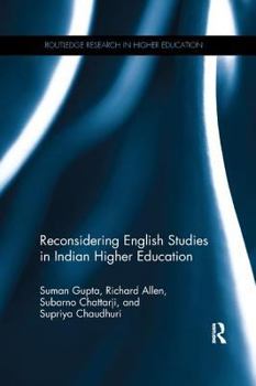 Paperback Reconsidering English Studies in Indian Higher Education Book