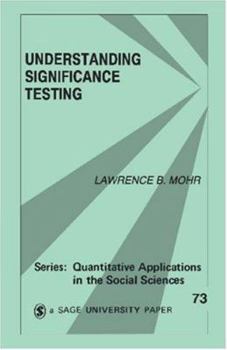 Paperback Understanding Significance Testing Book