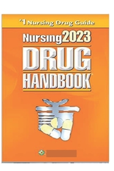 Paperback Nursing 2023 Drug Handbook Book