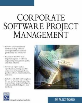 Paperback Corporate Software Project Management Book