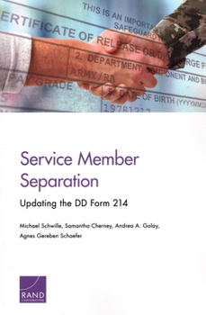 Paperback Service Member Separation: Updating the DD Form 214 Book