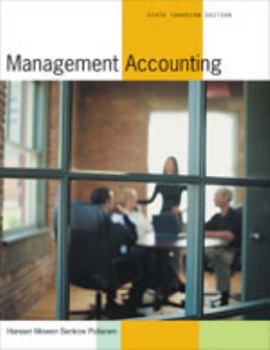 Hardcover MANAGEMENT ACCOUNTING >CANADIA Book