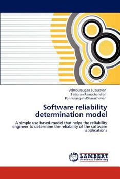 Paperback Software reliability determination model Book