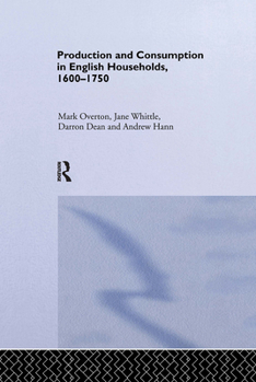 Paperback Production and Consumption in English Households 1600-1750 Book