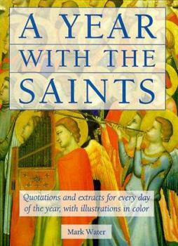 Hardcover A Year with the Saints Book