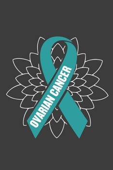 Writing About My Health Journey with Ovarian Cancer: College Ruled Notebook (Simple Teal Awareness Ribbon Mandala Cover)