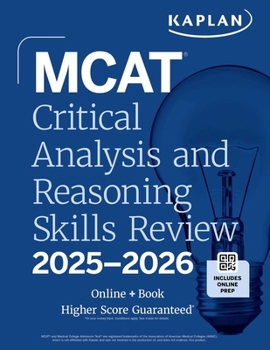 Paperback MCAT Critical Analysis and Reasoning Skills Review 2025-2026: Online + Book