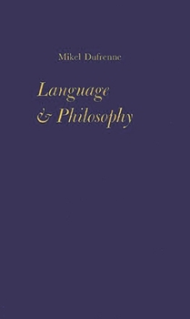 Hardcover Language and Philosophy Book