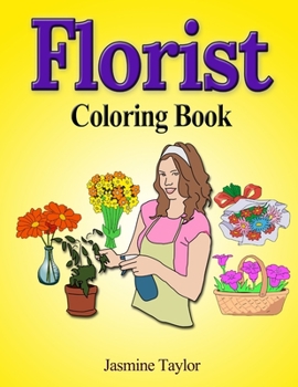 Paperback Florist Coloring Book