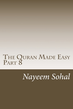 Paperback The Quran Made Easy - Part 8 Book