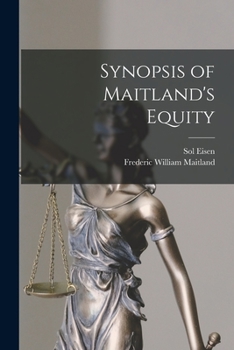 Paperback Synopsis of Maitland's Equity Book