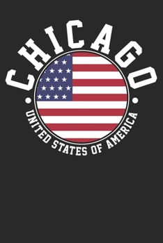 Paperback Notebook: Chicago Dot Grid 6x9 120 Pages Book