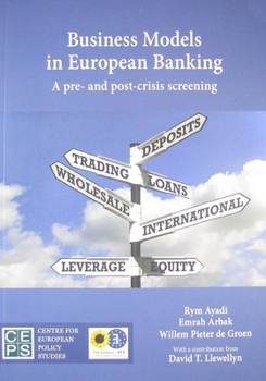 Paperback Business Models in European Banking: A Pre- And Post-Crisis Screening Book