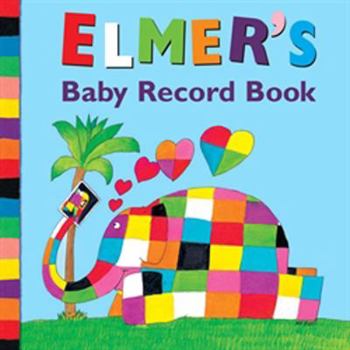 Hardcover Elmer's Baby Record Book