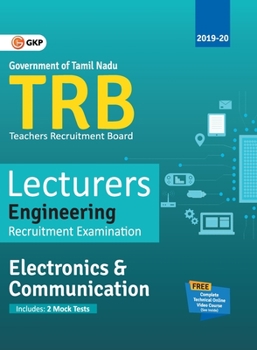 Trb 2019-20: Lecturers Engineering - Electronics & Communication Engineering