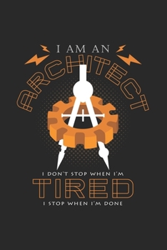 I am an architect: 6x9 Architect | grid | squared paper | notebook | notes