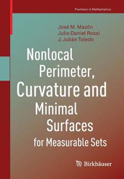 Paperback Nonlocal Perimeter, Curvature and Minimal Surfaces for Measurable Sets Book