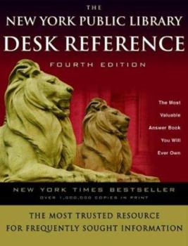 Hardcover The New York Public Library Desk Reference Book