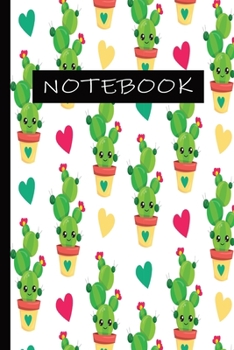 Notebook: Cactus  : Seamless Pattern Journal Lined Pages