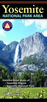 Map Yosemite National Park Area Book