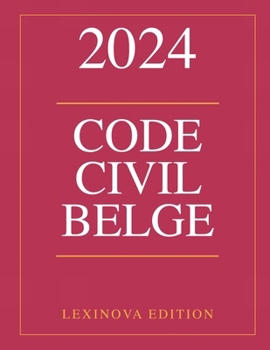 Paperback Code civil belge 2024 [French] Book