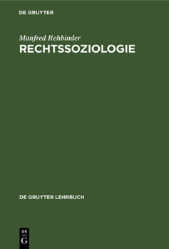 Hardcover Rechtssoziologie [German] Book