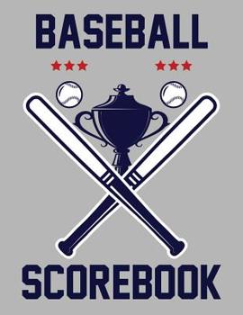 Paperback Baseball Scorebook: 100 Scorecards For Baseball and Softball Games Book
